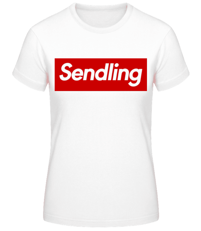 Vorschau: Sendling - Frauen Basic T-Shirt - Weiß - Vorne