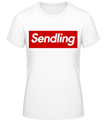 Sendling - Frauen Basic T-Shirt - Weiß - Vorne