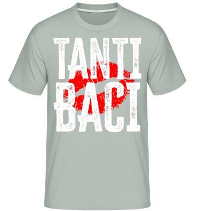 Tanti Baci - Shirtinator Men's T-Shirt - Mint Green - Front