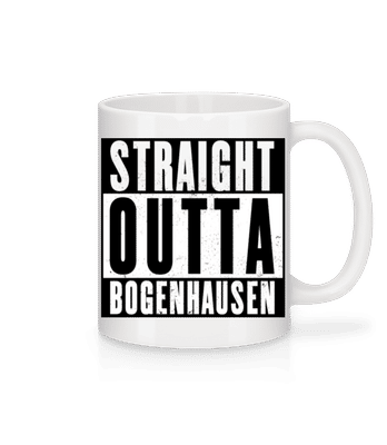 Straight Outta Bogenhausen - Tasse - Weiß - Vorne