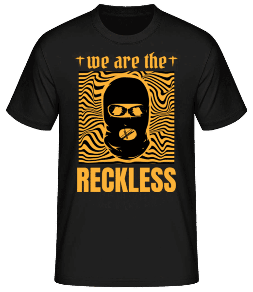 Aperçu: Reckless - T-shirt standard Homme - Noir - Devant