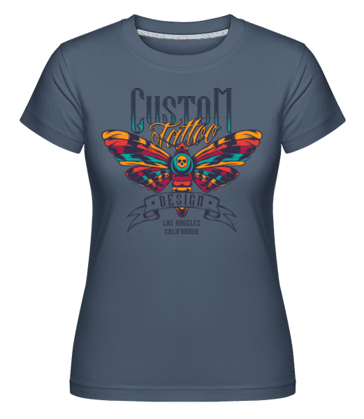 Preview: Custom Tattoo Los Angeles -  Shirtinator Women's T-Shirt - Denim - Front