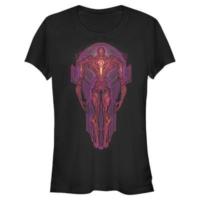 Marvel - Eternals - Celestial Stained Glass - Femme T-shirt - Noir - Devant