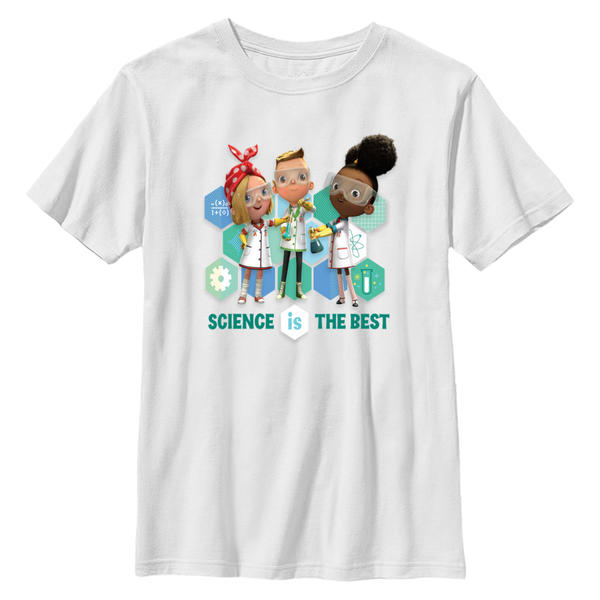 Aperçu: Netflix - Ada Twist la scientifique - Ada Twist Science Group - Enfant T-shirt - Blanc - Devant