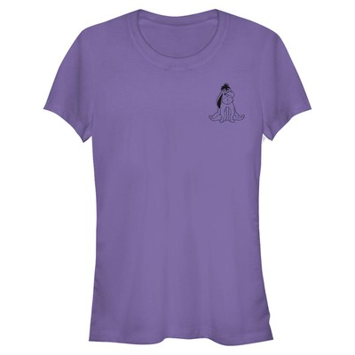 Disney - Winnie the Pooh - Oslík Vintage Line - Women's T-Shirt - Purple - Front