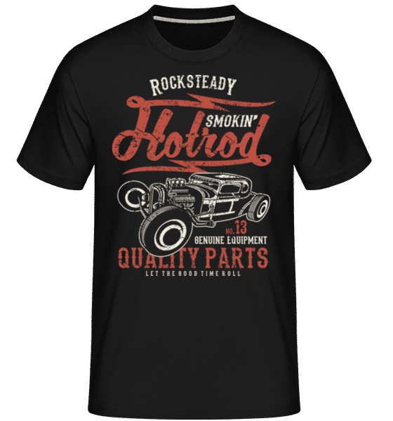 Preview: Smokin Hotrod -  Shirtinator Men's T-Shirt - Black - Front