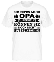 Opa Superheld · Männer Basic T-Shirt