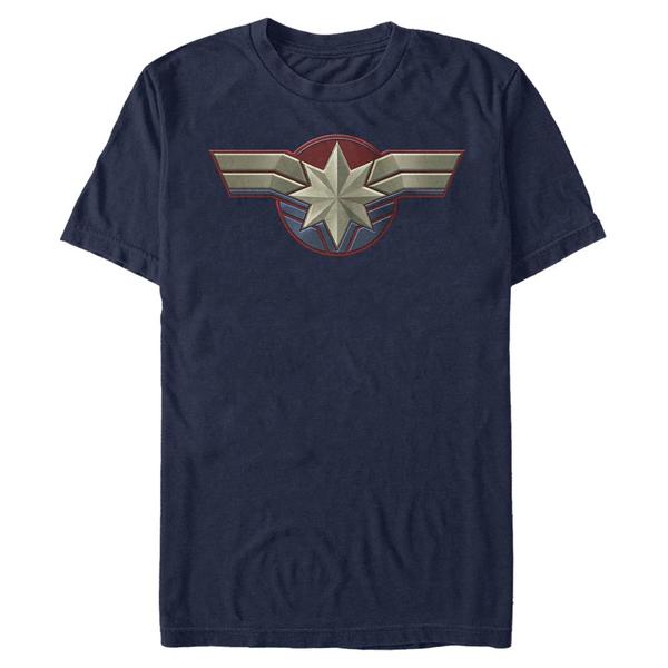 Marvel - Captain Marvel - Captain Marvel Costume LOGO - Homme T-shirt