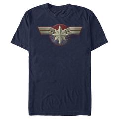 Marvel - Captain Marvel - Captain Marvel Costume LOGO - Homme T-shirt