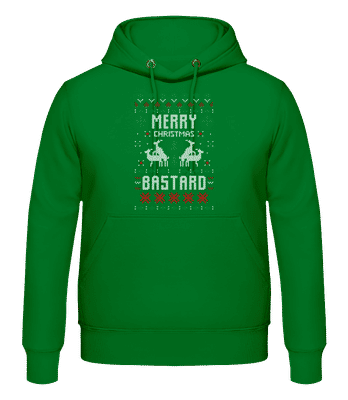 Merry Christmas Bstrd - Männer Hoodie - Irischgrün - Vorne