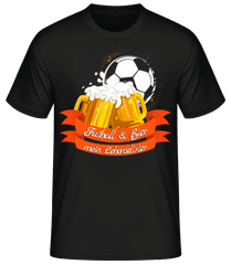 Fußball Bier Lebenselixier · Männer Basic T-Shirt