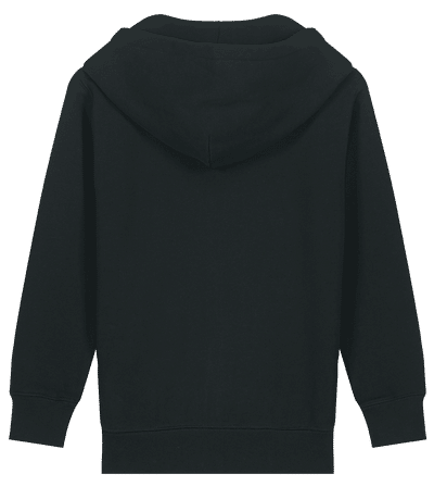 Children's Organic Zip Sweatshirt Stanley Stella 2.0 - Black - Back