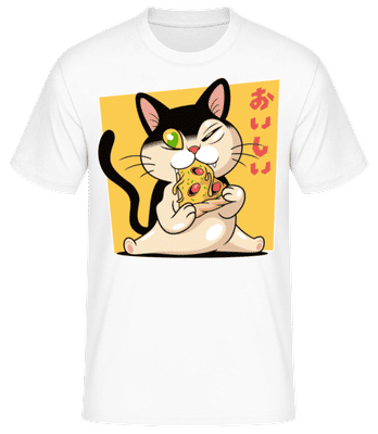 Pizza Cat - T-shirt standard Homme - Blanc - Devant