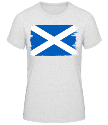 Country Flag Scotland - Women's Basic T-Shirt - Heather grey - Front