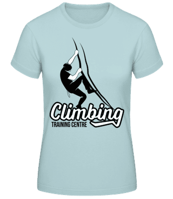 Climbing Training Centre White - Dámske tričko B&C - Mätová zelená - Predné