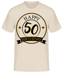 Happy Birthday 50 · Camiseta básica para hombre