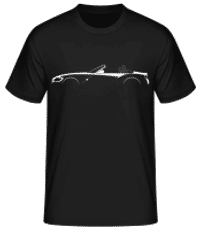 'BMW Z4 (E85)' Silhouette - T-shirt standard Homme - Noir - Devant