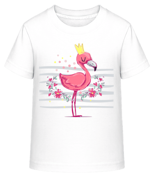 Aperçu: Royal Flamingo - T-shirt shirtinator Enfant - Blanc - Devant