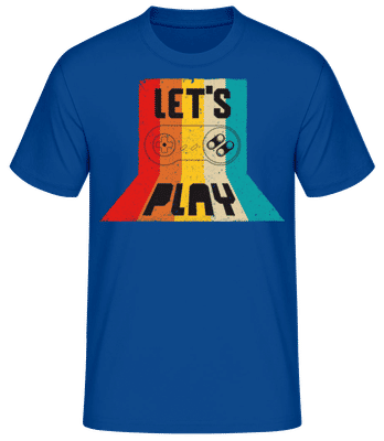 Lets Play - T-shirt standard Homme - Bleu royal - Devant