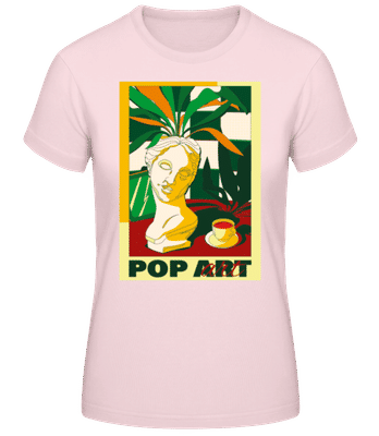 Pop Art - Women's Basic T-Shirt - Pink - Front
