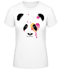 akvarel Panda · Dámske basic tričko
