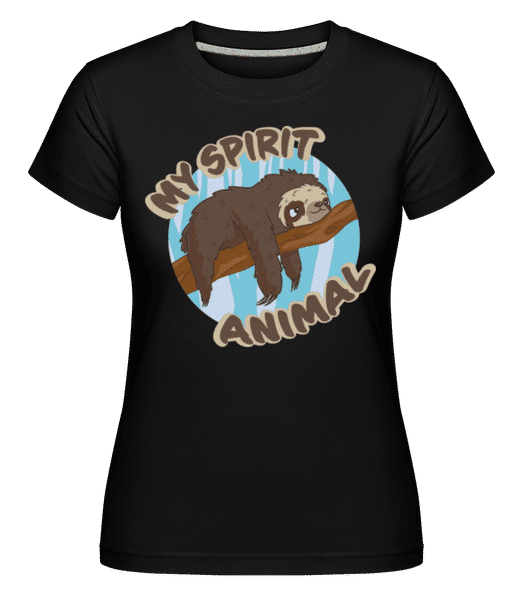 Aperçu: My Spirit Animal -  T-shirt Shirtinator femme - Noir - Devant