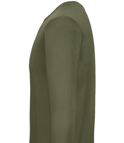 Men's B&C Longsleeve - Khaki - Left