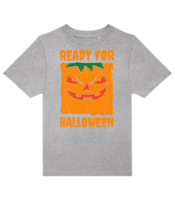 Ready For Halloween - Dětské tričko B&C - Melírově šedá - Napřed
