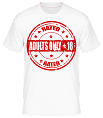 Adults Only +18 Sign · Männer T-Shirt B&C