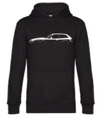 'BMW Z3 M Coupe' Silhouette - Men’s Standard Hoodie - Black - Front