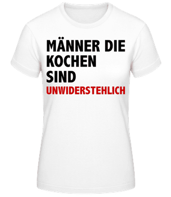 Köche Unwiderstehlich - Frauen T-Shirt B&C - Weiß - Vorne