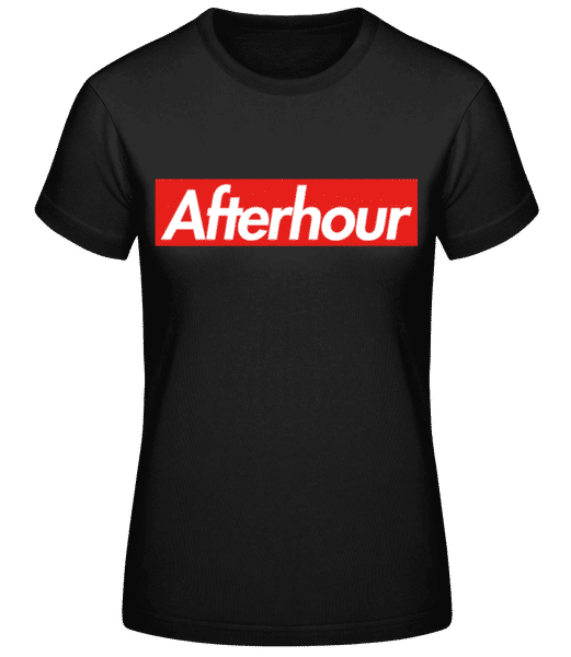 Aperçu: Afterhour - T-shirt standard Femme - Noir - Devant