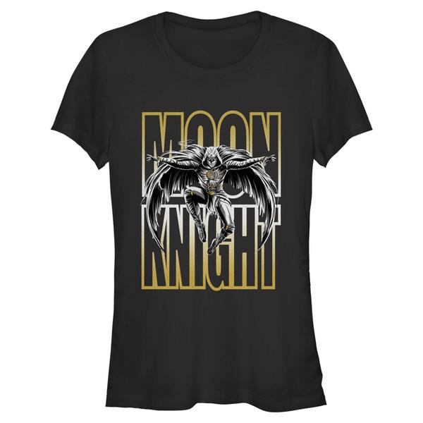 Aperçu: Marvel - Moon Knight - Moon Knight Moon Jumps - Femme T-shirt - Noir - Devant