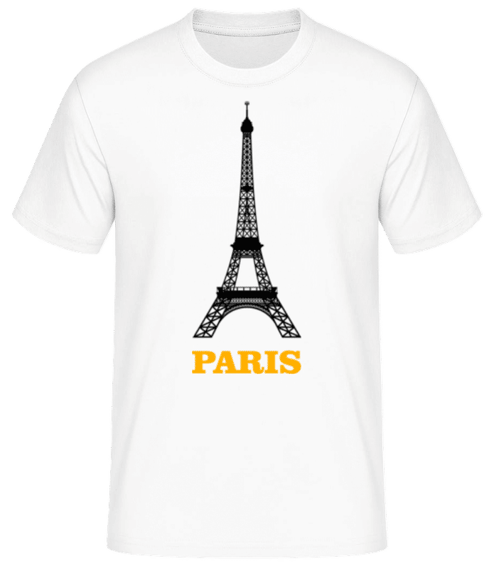 Preview: Paris Skyline 2 - Men's Basic T-Shirt - White - Front