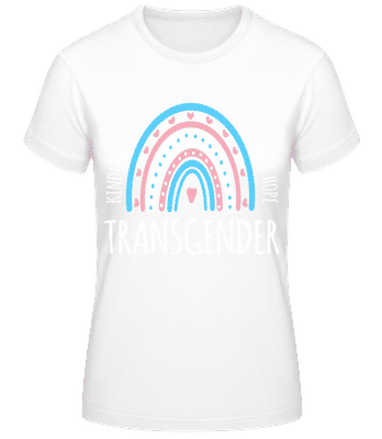 LGBTQ Transgender - Frauen Basic T-Shirt - Weiß - Vorne