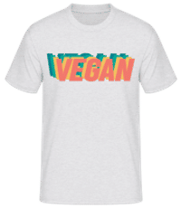 Vegan - T-shirt standard Homme - Gris chiné - Devant