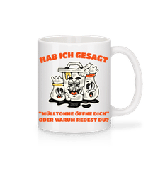 Mülltonne Öffne Dich · Tasse
