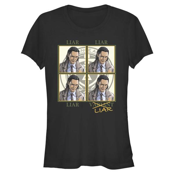 Vorschau: Marvel - Loki - Loki Liar Or Variant - Frauen T-Shirt - Schwarz - Vorne