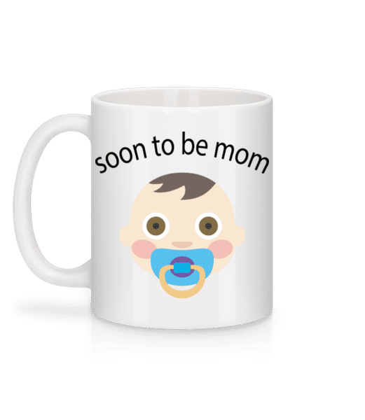 Aperçu: Soon To Be Mom - Mug en céramique blanc - Blanc - Derrière