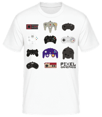 Console Controller Pixel · Pánské basic tričko