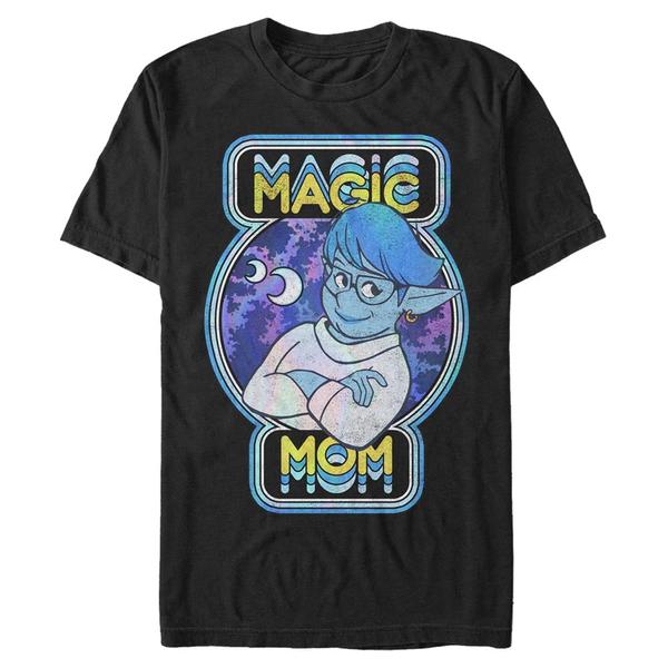 Aperçu: Pixar - En avant - Laurel Magic Mom - Homme T-shirt - Noir - Devant