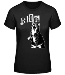 Riot Cat · Frauen T-Shirt B&C