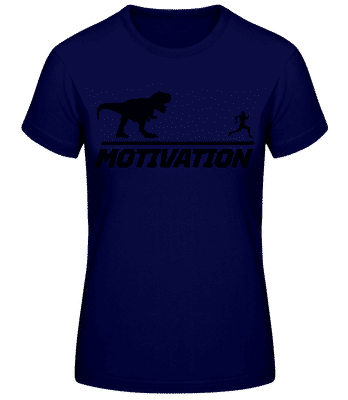 Motivation - Women's Basic T-Shirt - Navy - Front