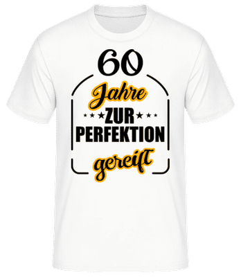 60 Jahre Gereift - Männer Basic T-Shirt - Weiß - Vorne