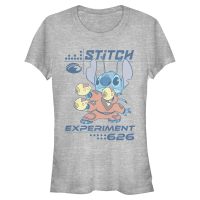 Disney - Lilo & Stitch - Stitch Experiment 626 - Dámske Tričko - Melírovo šedá - Predné