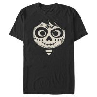 Pixar - Coco - Miguel Face - Halloween - Männer T-Shirt - Schwarz - Vorne