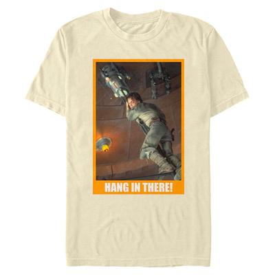 Star Wars - Luke Skywalker Hang In There - Homme T-shirt - Crème - Devant