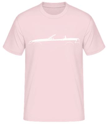 'Mercedes-Benz SLK R170' Silhouette - T-shirt standard Homme - Rose - Devant