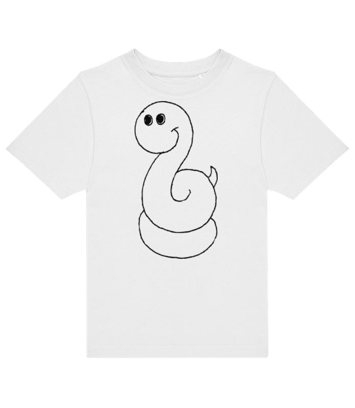 Aperçu: Enfant Comic - Serpent - T-shirt homme B&C - Blanc - Devant