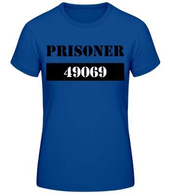 Prisoner - Camiseta básica de mujer - Azul real - delante